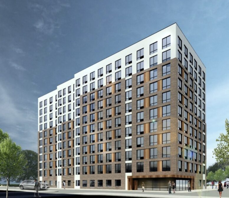 Rendering of 117 Guion Place, via renaissance-lincoln-park.com